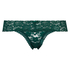 Tanga de corte ultra bajo Foiled, Verde