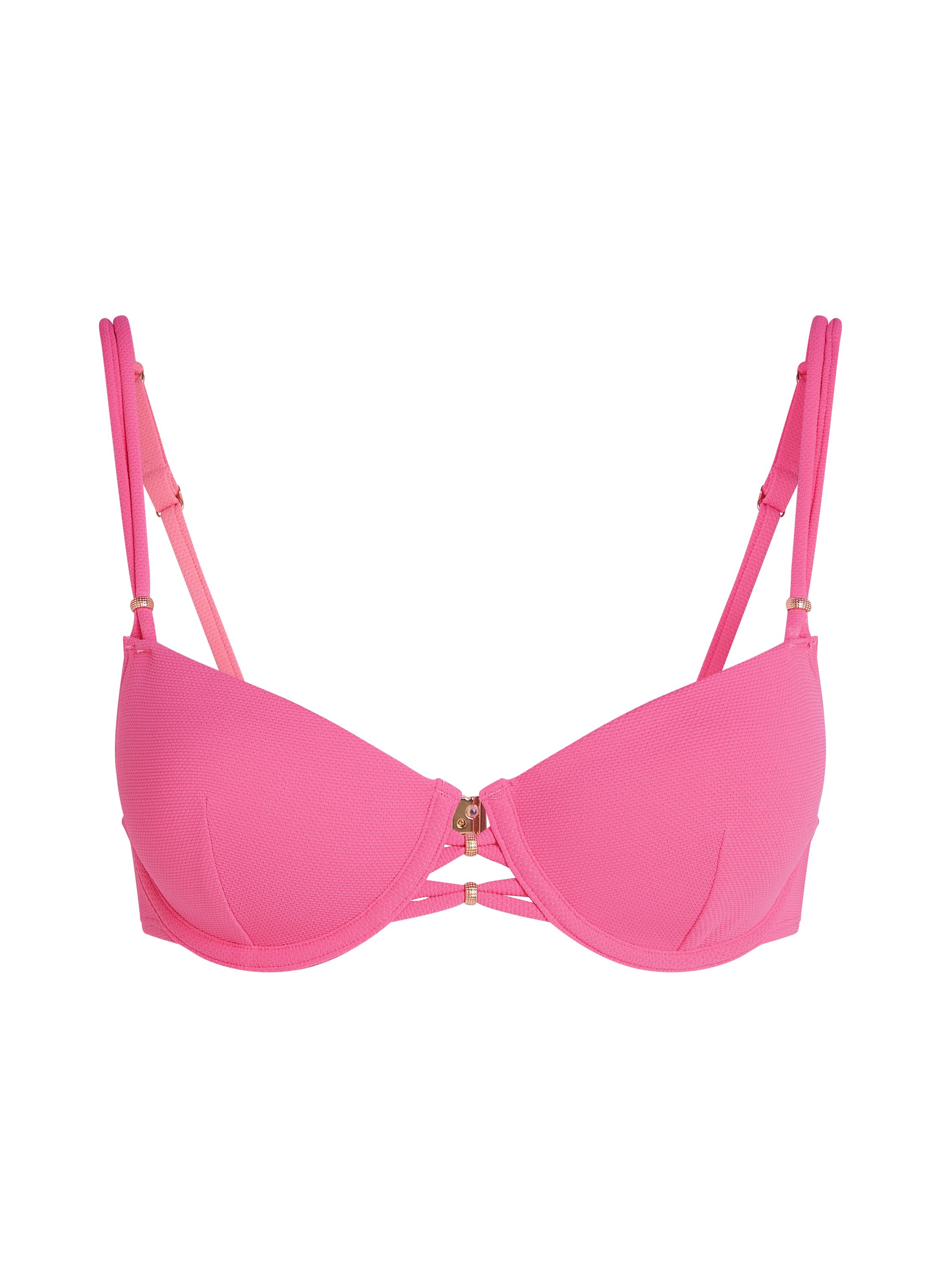 Top de bikini Holbox, Rosa, main
