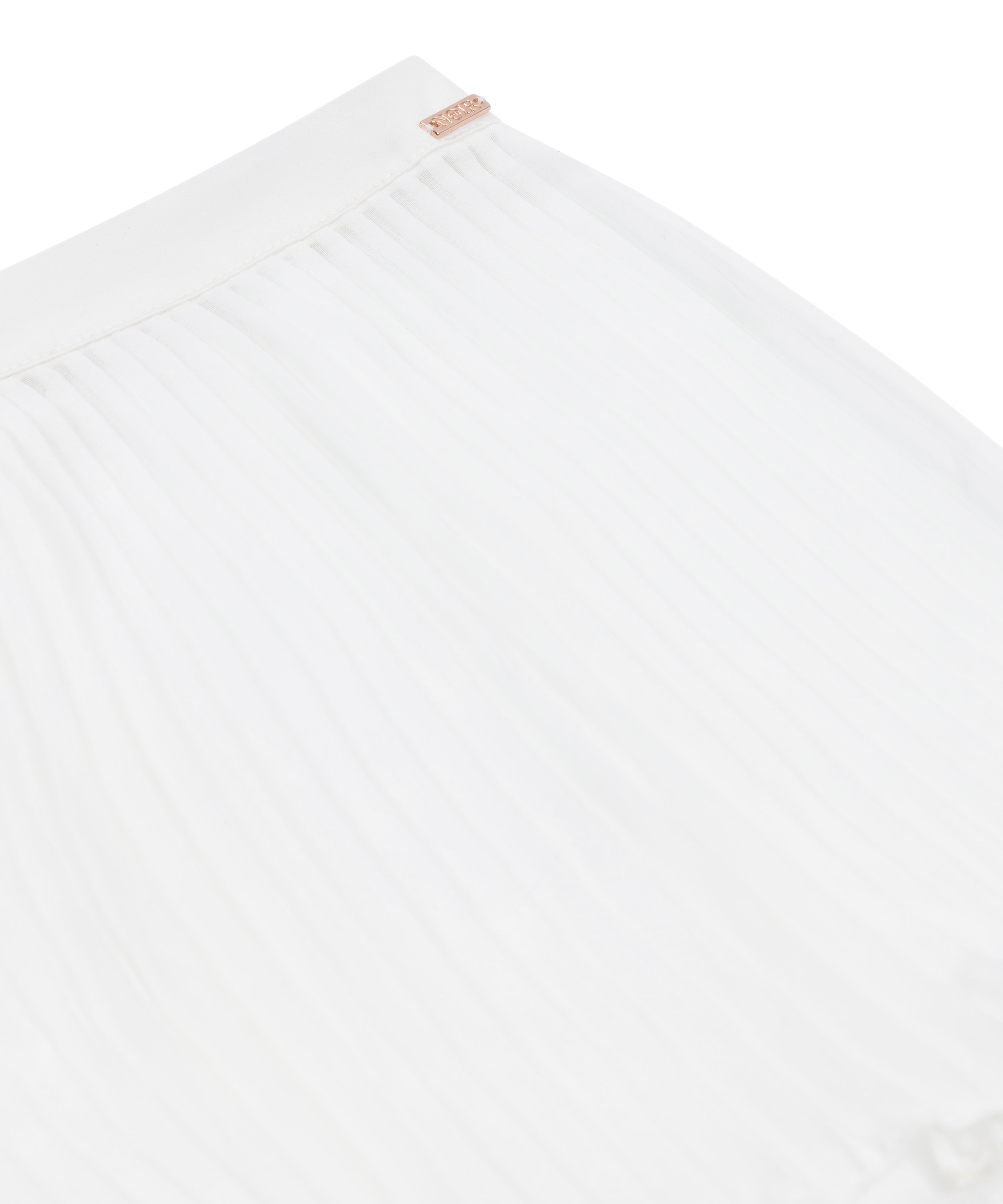 Short plisado, Blanco, main