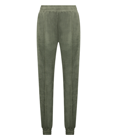 Pantal&oacute;n Petite de deporte de terciopelo, Verde