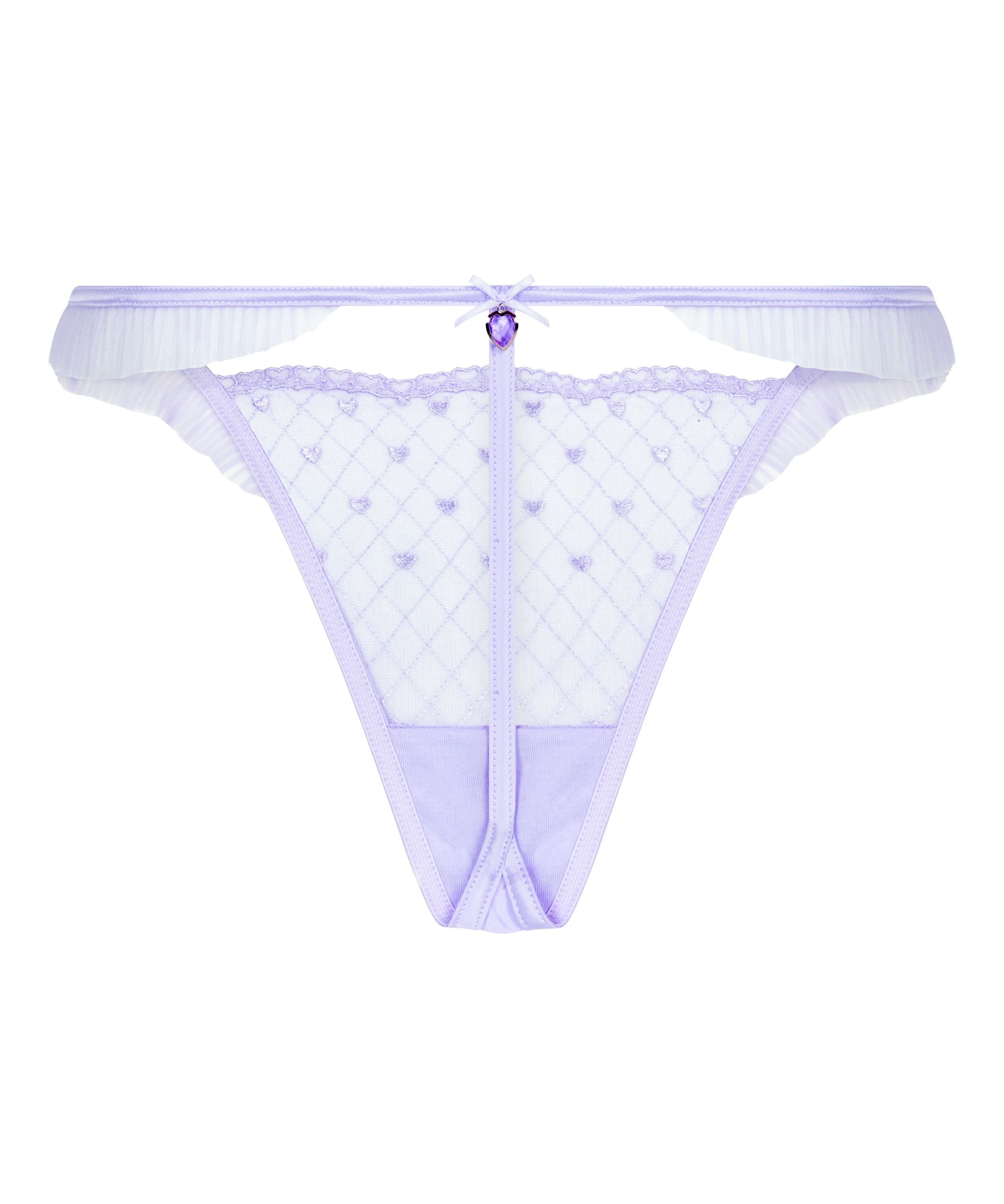 Tanga de talle alto Cordelie, Morado, main