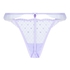 Tanga de talle alto Cordelie, Morado