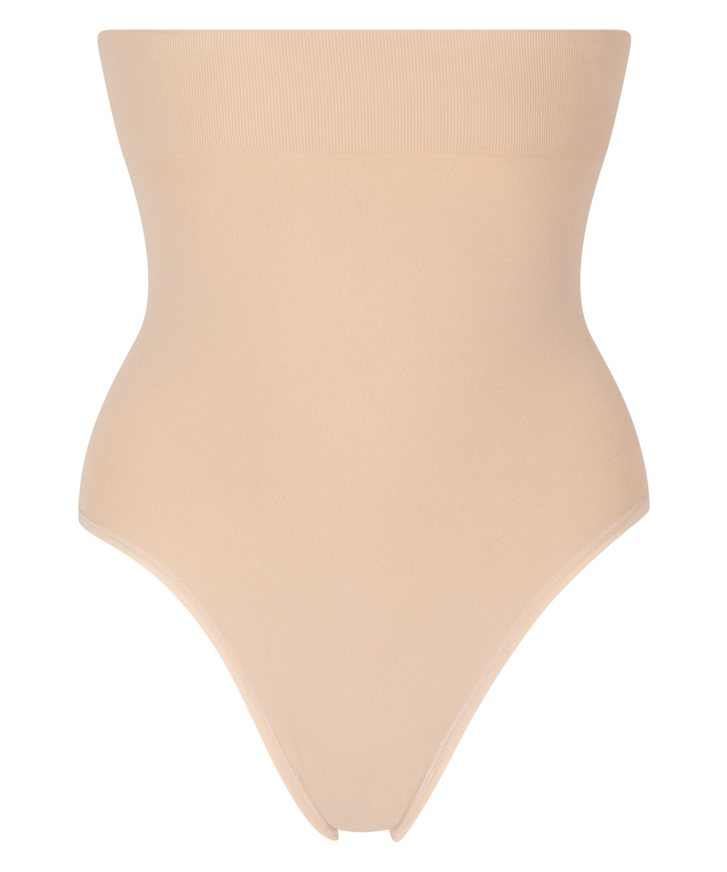 Braguitas de talle alto sin costuras Rio, Beige