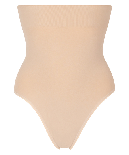 Braguitas de talle alto sin costuras Rio, Beige