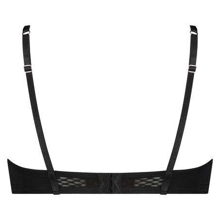 Sujetador de aros no preformado Duckie, Negro