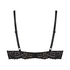 Sujetador push-up de aros preformado Rose, Negro