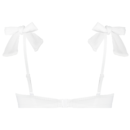 Top de bikini de aros preformado Santorini Vivian Hoorn, Blanco