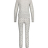 Conjunto de regalo de pijama largo jersey, Gris