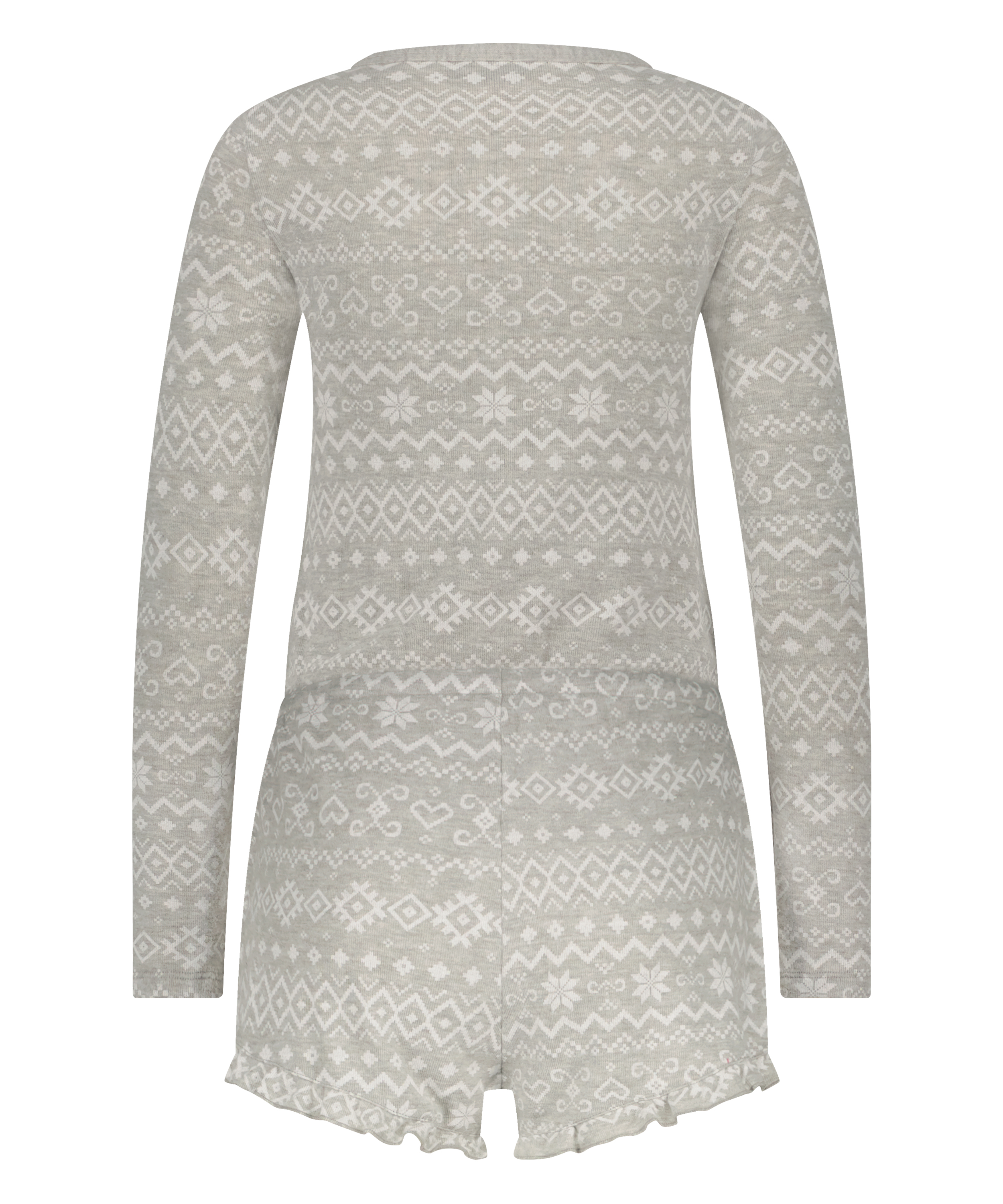 Mono corto peinado, Gris, main