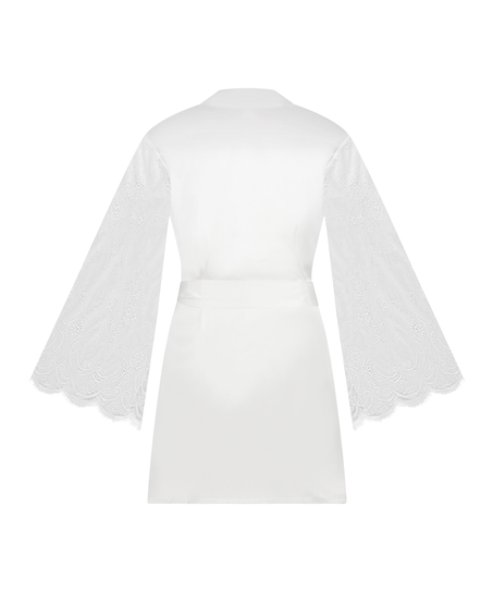 Kimono Satin, Blanco