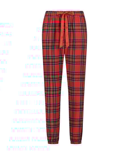 Pantalones de pijama de franela, Rojo