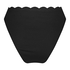 Braguita de Bikini Rio Scallop, Negro