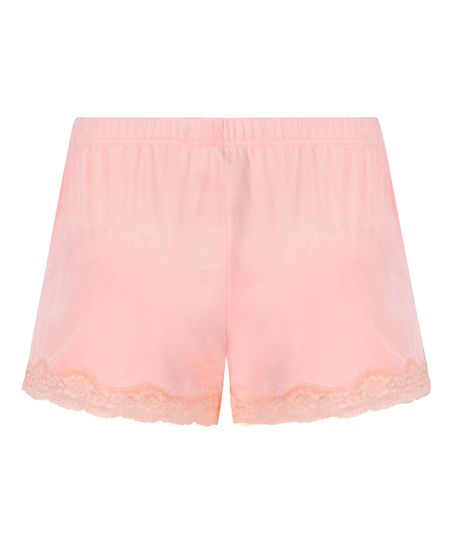Short Velours Lace, Rosa