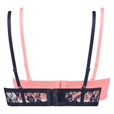 2-pack padded underwired bras Lace, Azul