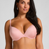 Sujetador push-up de aros preformado Smooth, Rosa