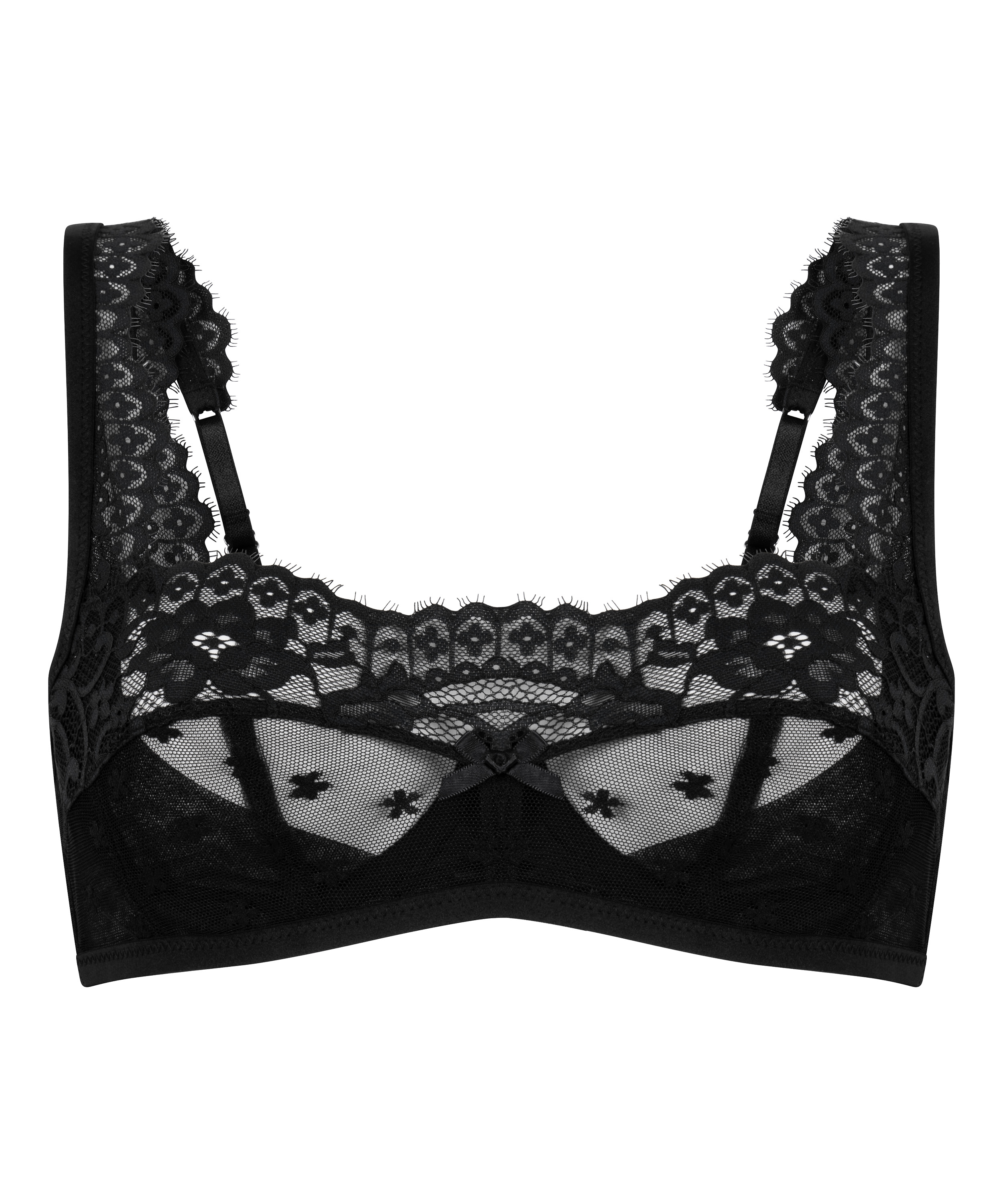 Sujetador sin aros no preformado Valora, Negro, main