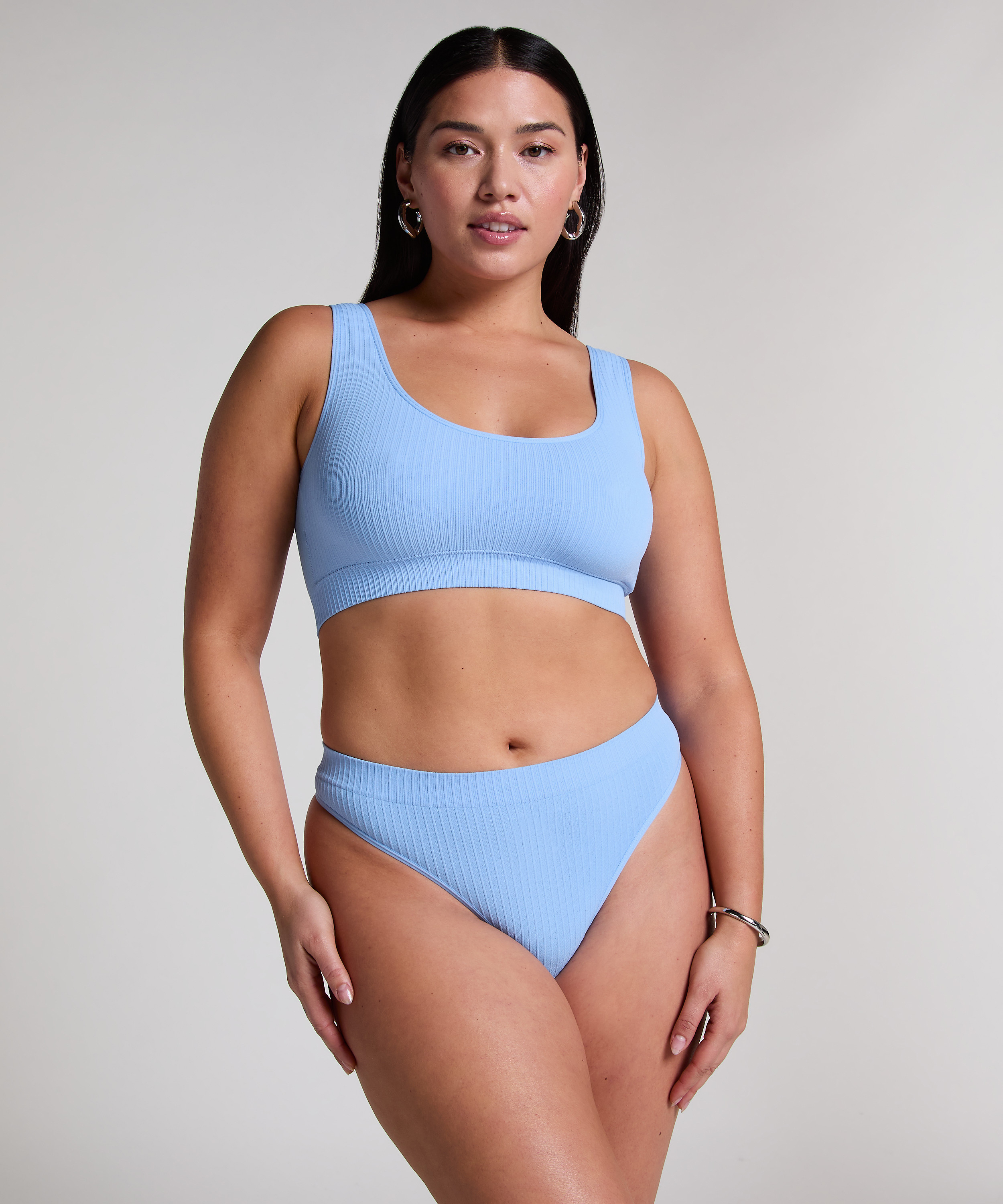 Bralette Dianne Scoop, Azul, main