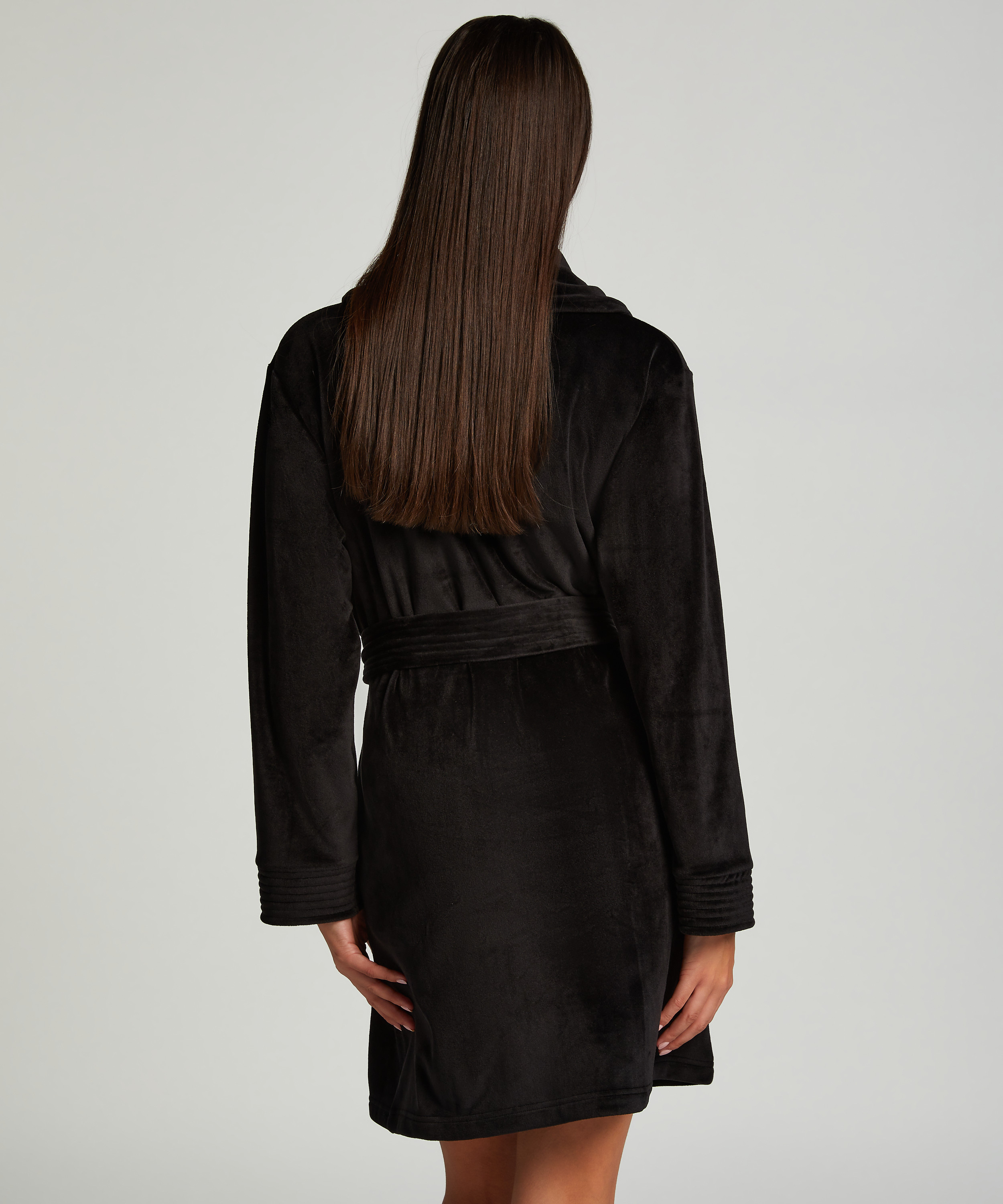 Albornoz Velours, Negro, main