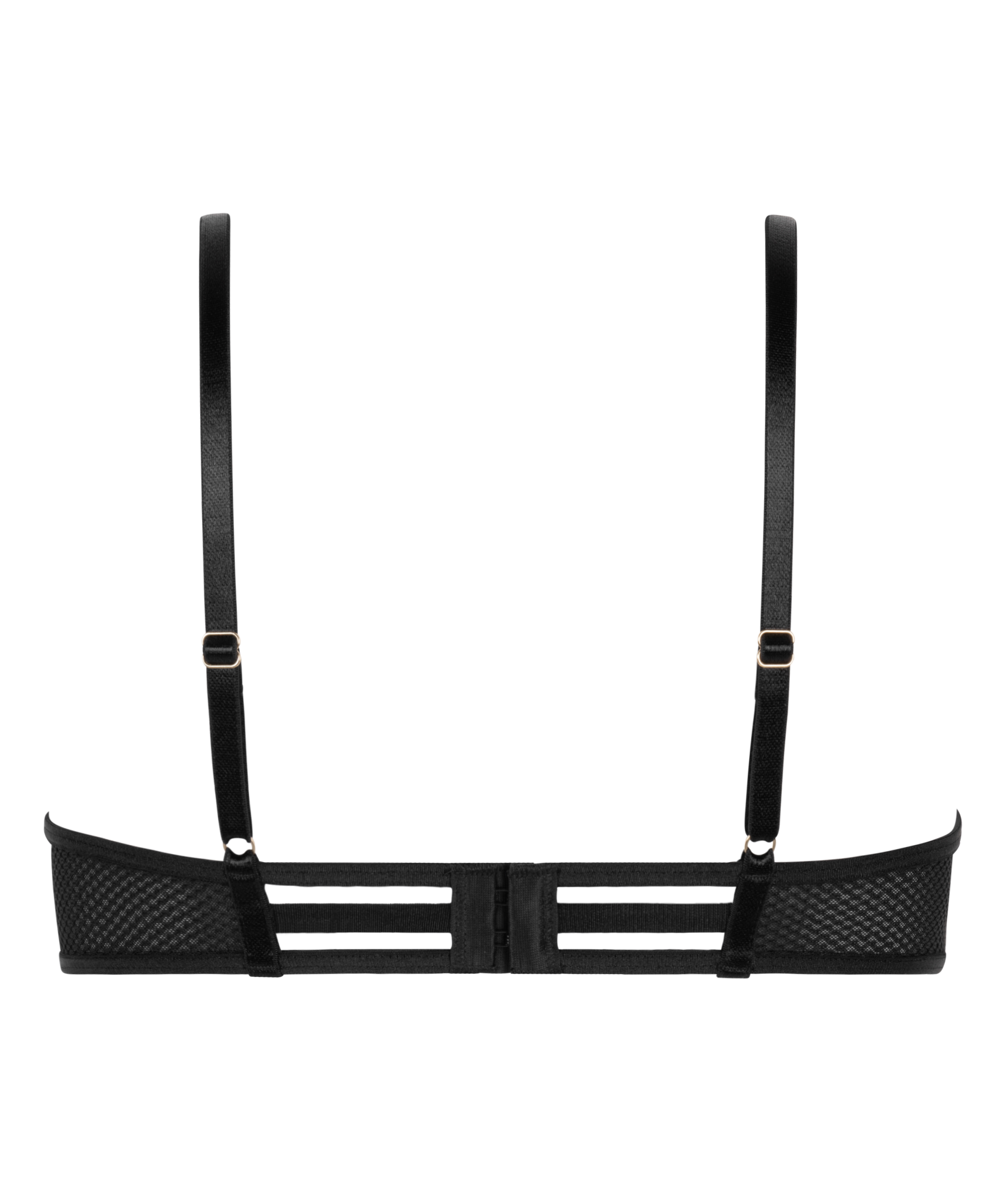 Sujetador con aros sin relleno Rhys, Negro, main