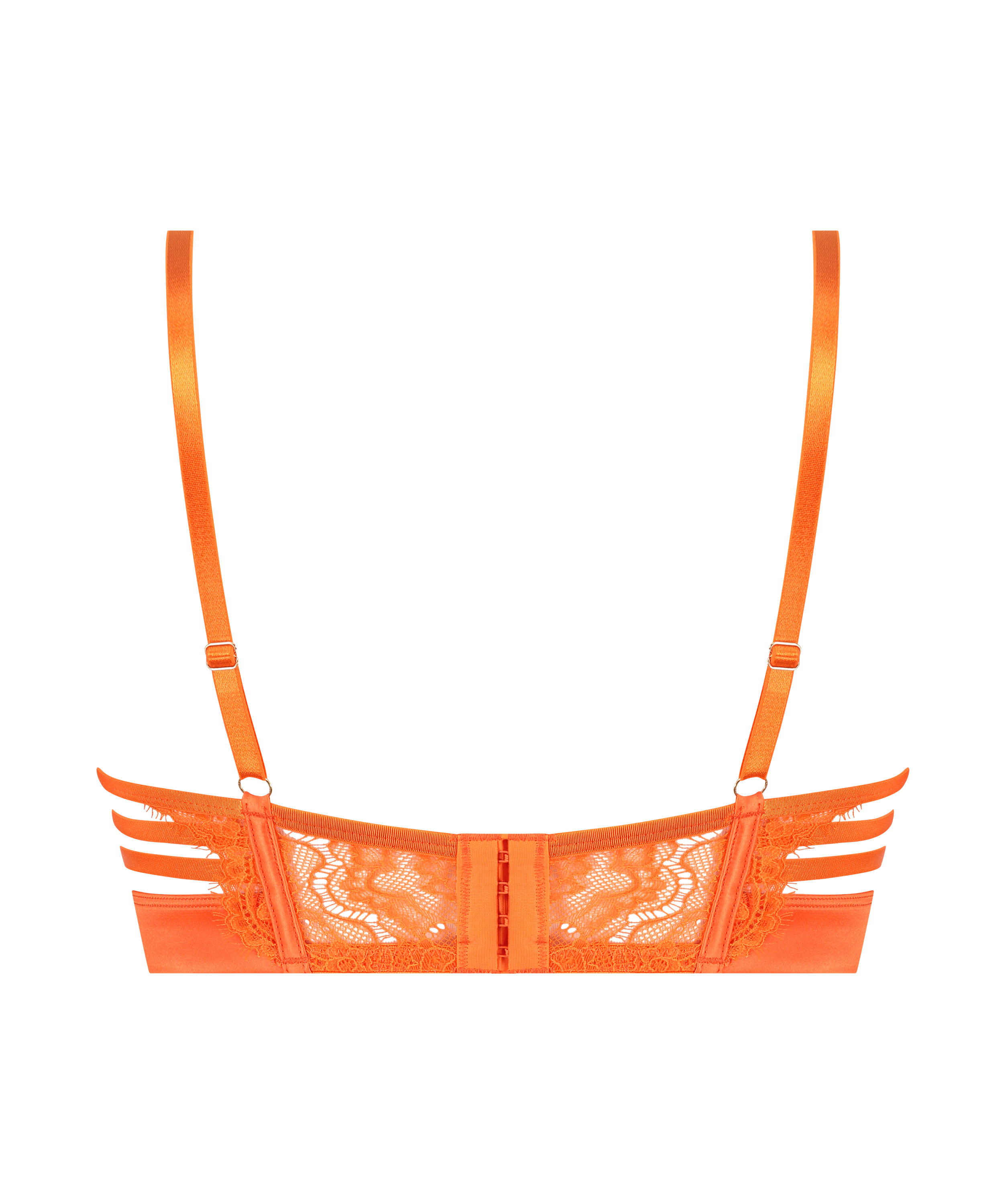 Sujetador longline de aros no preformado Mitzy, Naranja, main