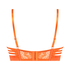 Sujetador longline de aros no preformado Mitzy, Naranja