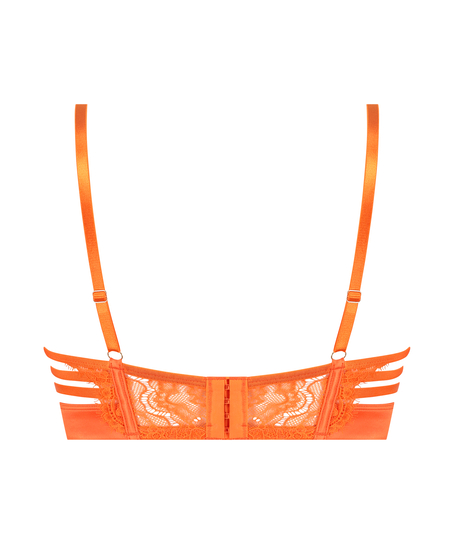 Sujetador longline de aros no preformado Mitzy, Naranja