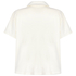 Camisa abotonada con textura de toalla, Blanco