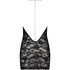 Vestido lencero Mireia, Negro