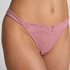 Tanga de corte alto Laila, Rosa