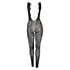 Pantis Private Catsuit con entrepierna abierta, Negro