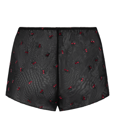 Short de malla Chelsey, Negro