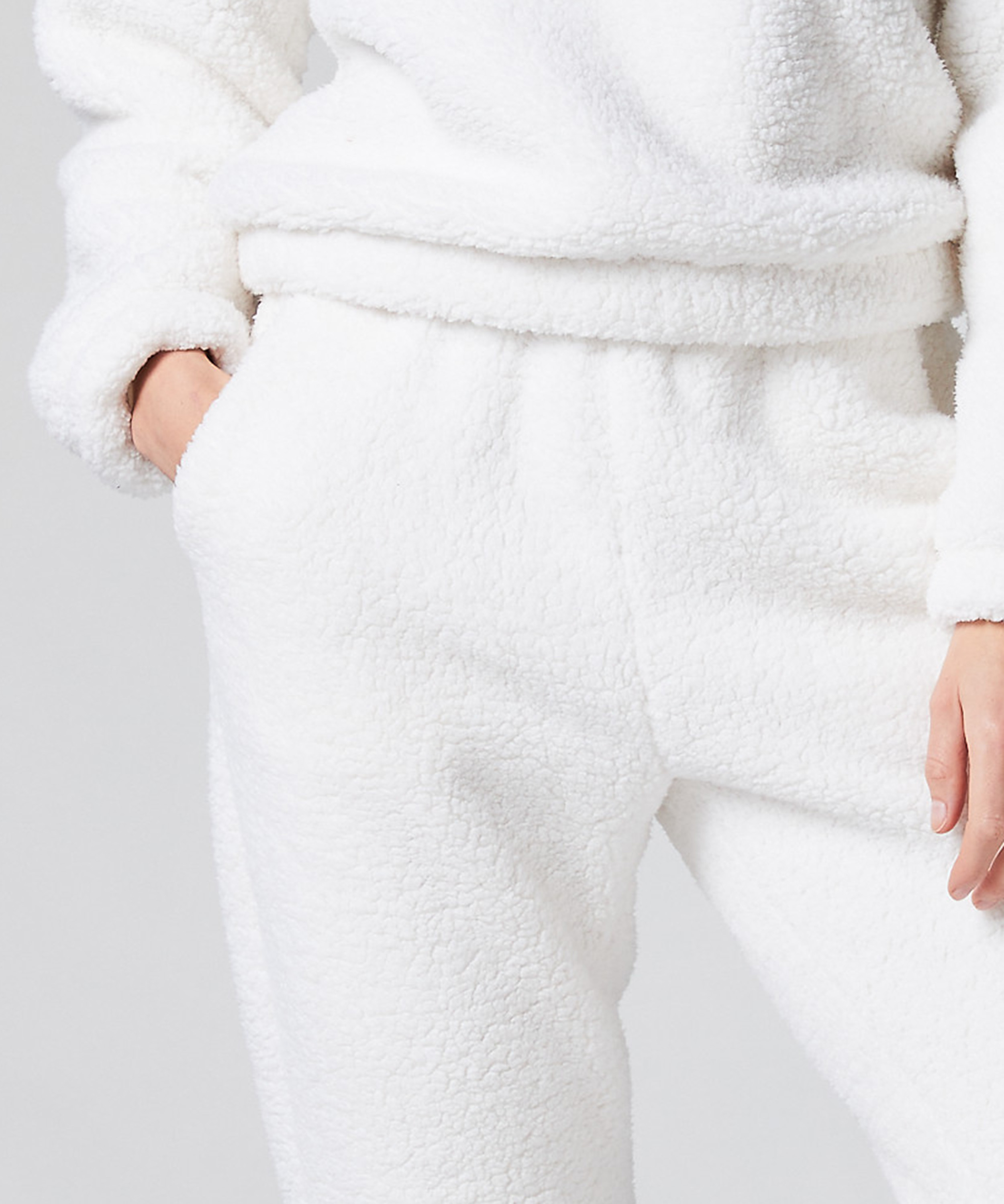 Pantalón deportivo Snuggle Me, Blanco, main