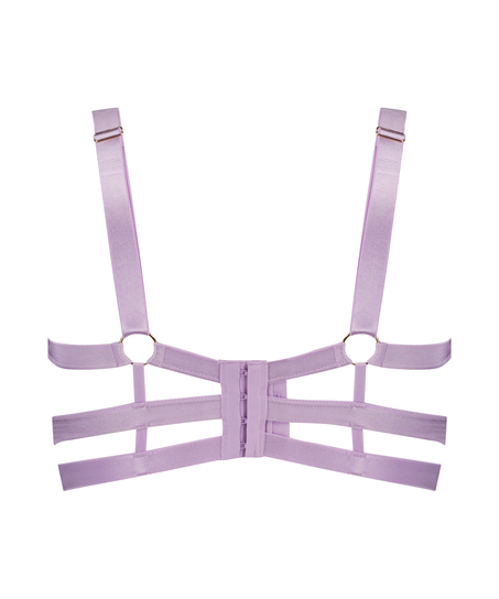Sujetador longline de aros no preformado Sadie, Morado
