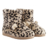 Zapatillas con estampado de leopardo, Beige