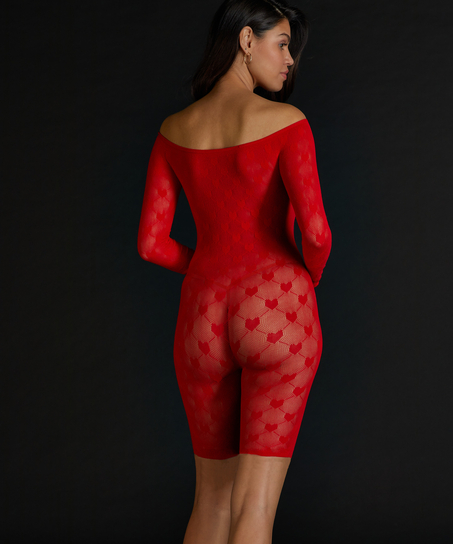 Playsuit Coraz&oacute;n Private, Rojo