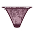 Tanga de pernera alta Hollie, Morado