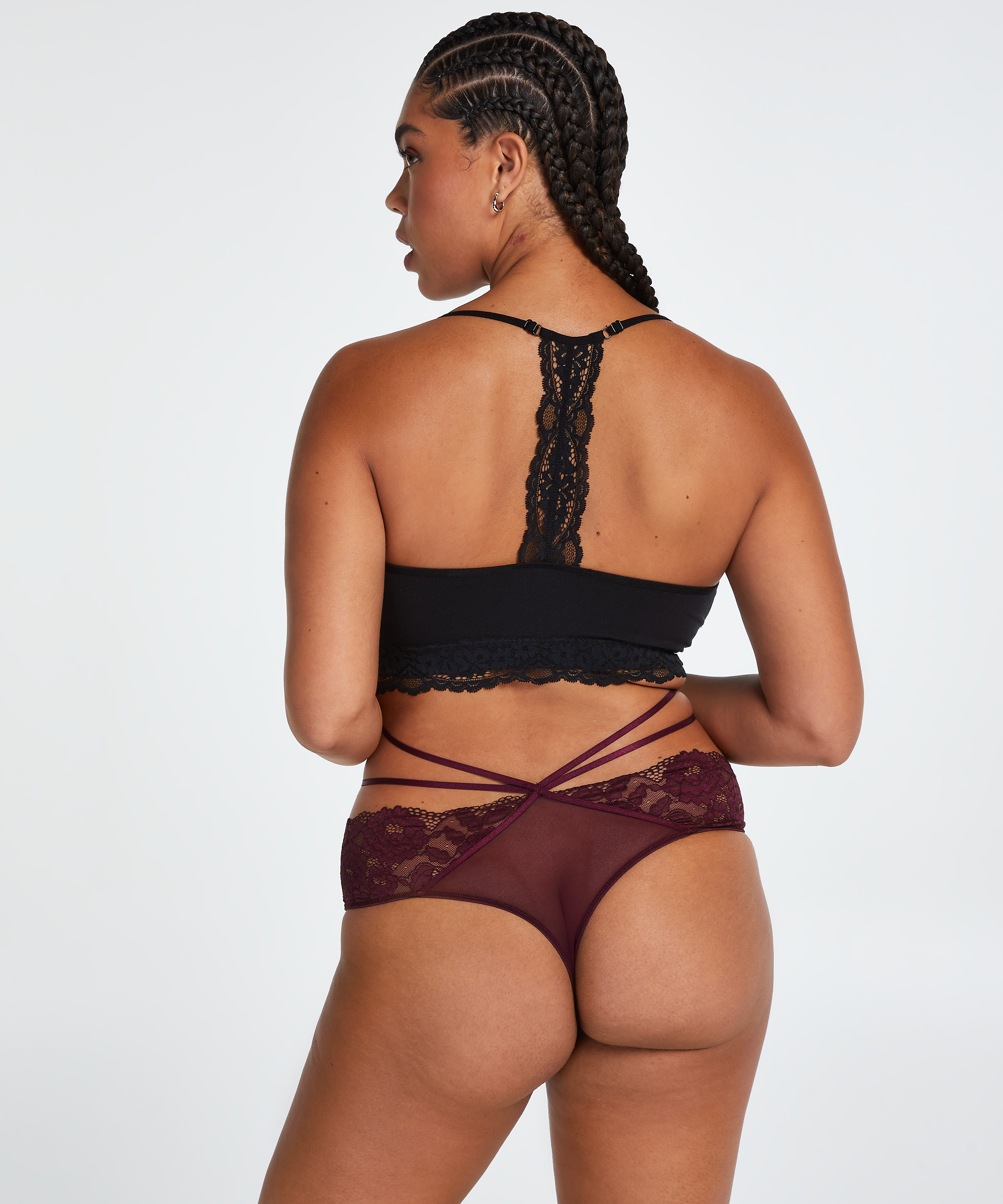 Tanga Sally Curvy, Rojo, main
