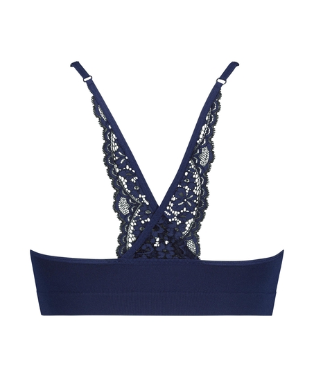 Bralette sin costuras Rose, Azul