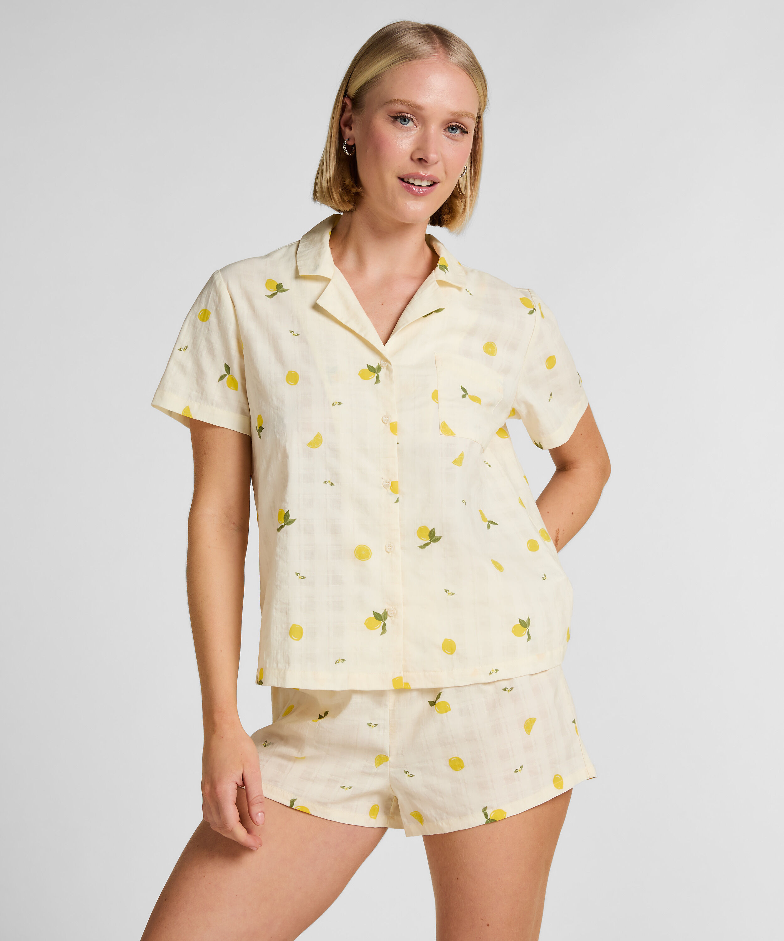 Conjunto Pijama Limón, Blanco