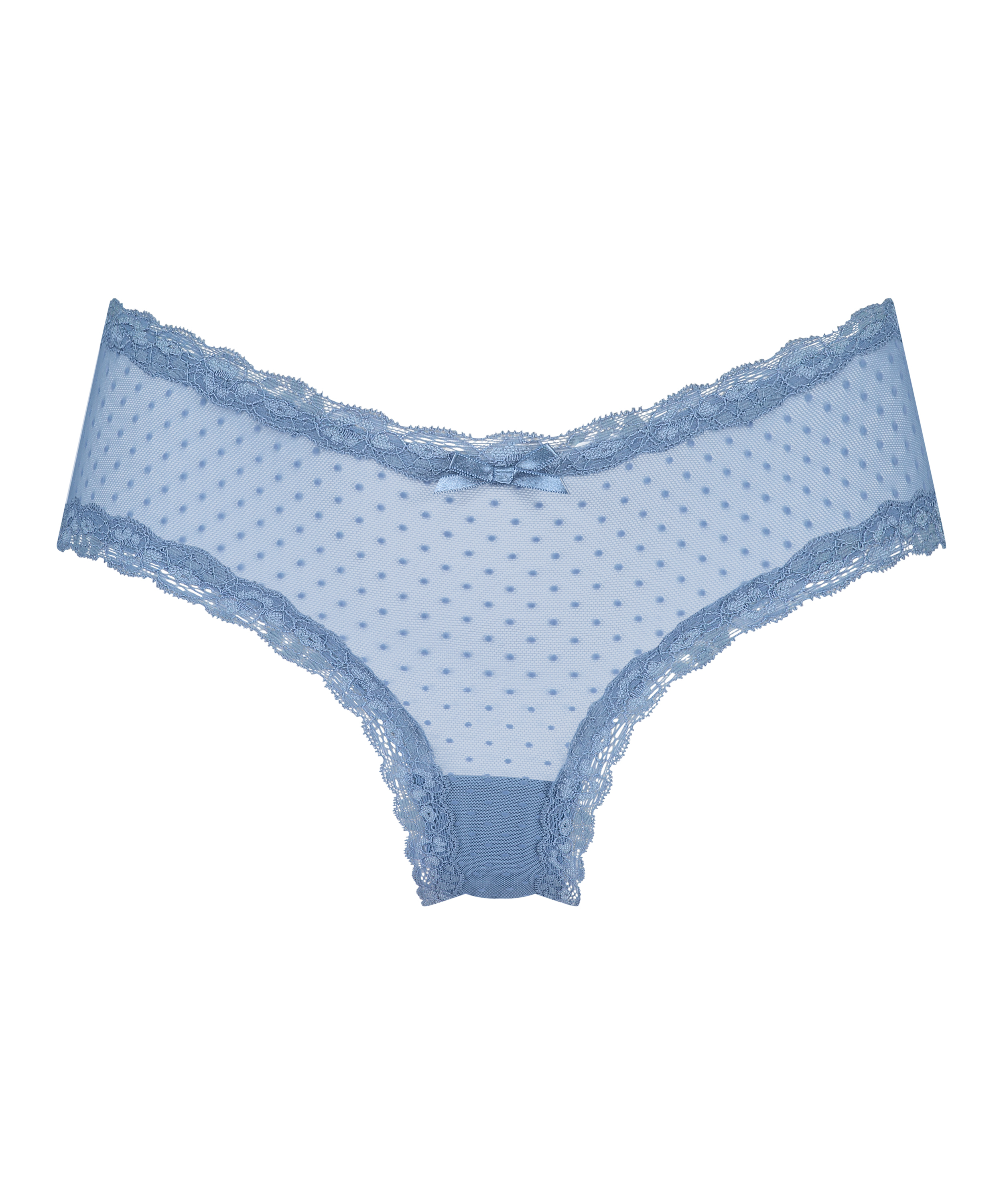 Brasile&ntilde;a en forma de V burn-out mesh, Azul, main