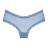 Brasile&ntilde;a en forma de V burn-out mesh, Azul