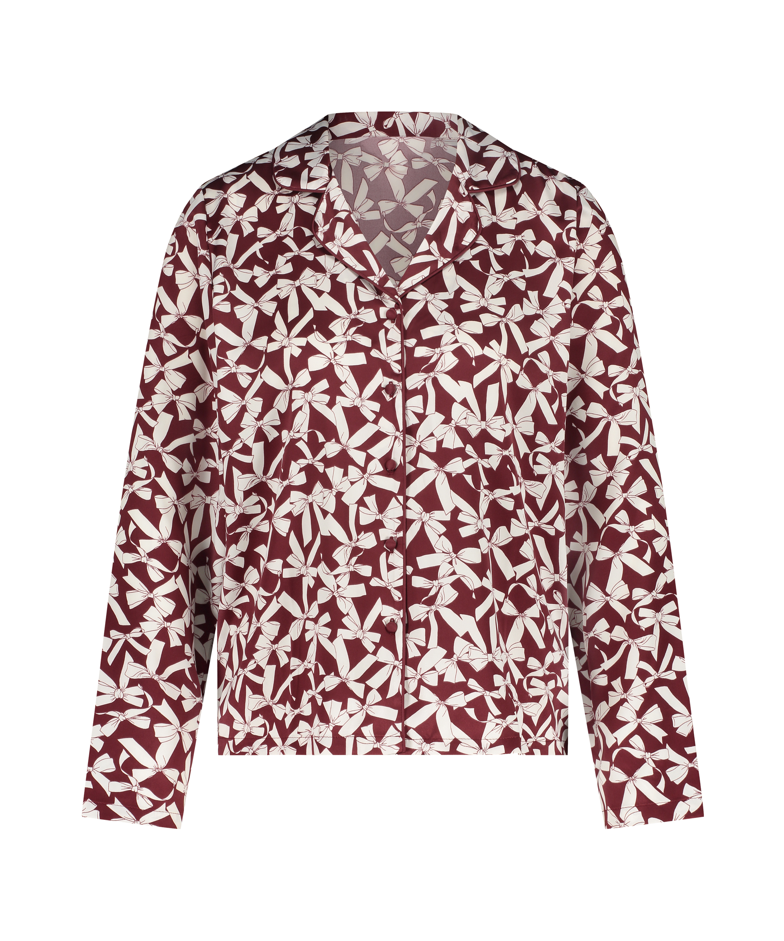 Chaqueta de manga larga y sat&eacute;n, Rojo, main