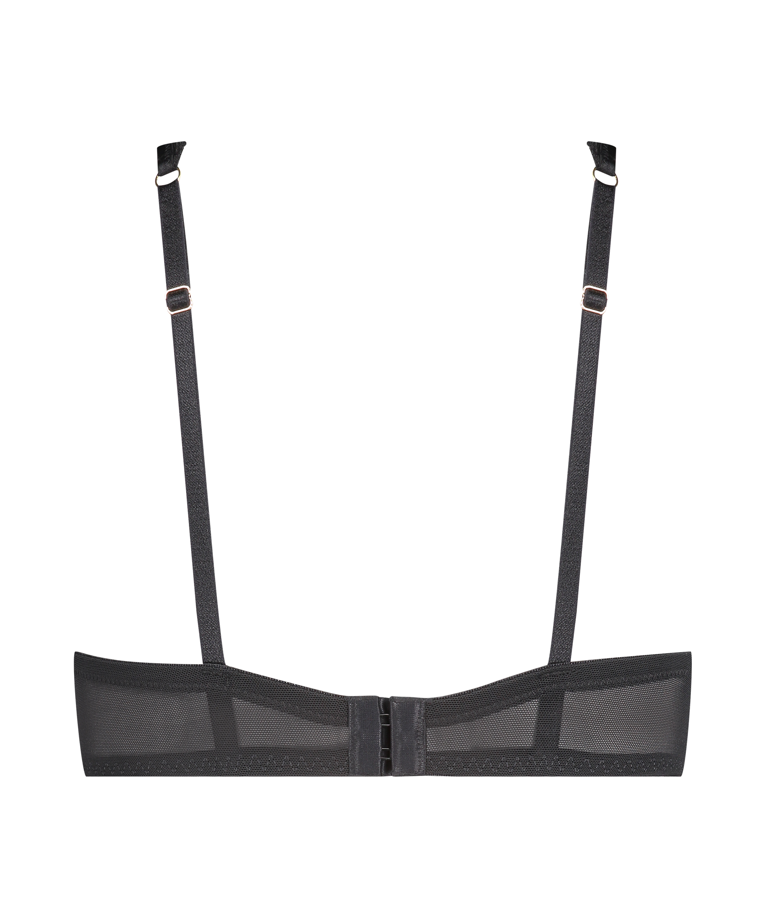Sujetador con aros preformado de media copa Malika, Negro, main