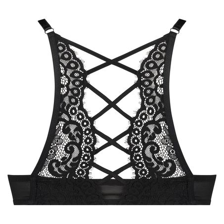 Sujetador push-up con aros y relleno Cardi, Negro