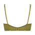 Sujetador longline con aros y relleno Amelie, Verde