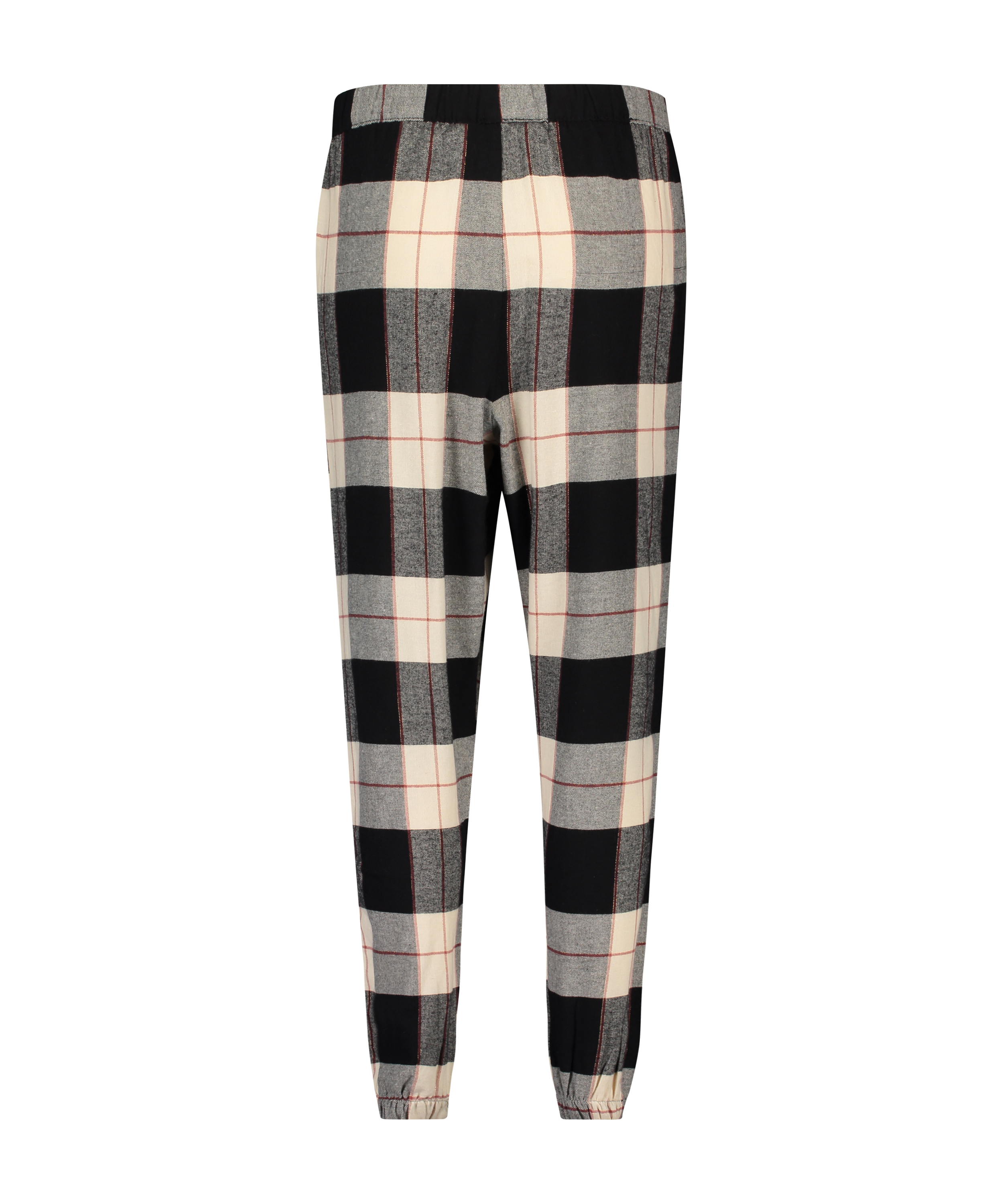Pantal&oacute;n de pijama Petite Twill Check, Negro, main