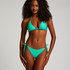 Top de bikini triangular Doha, Verde