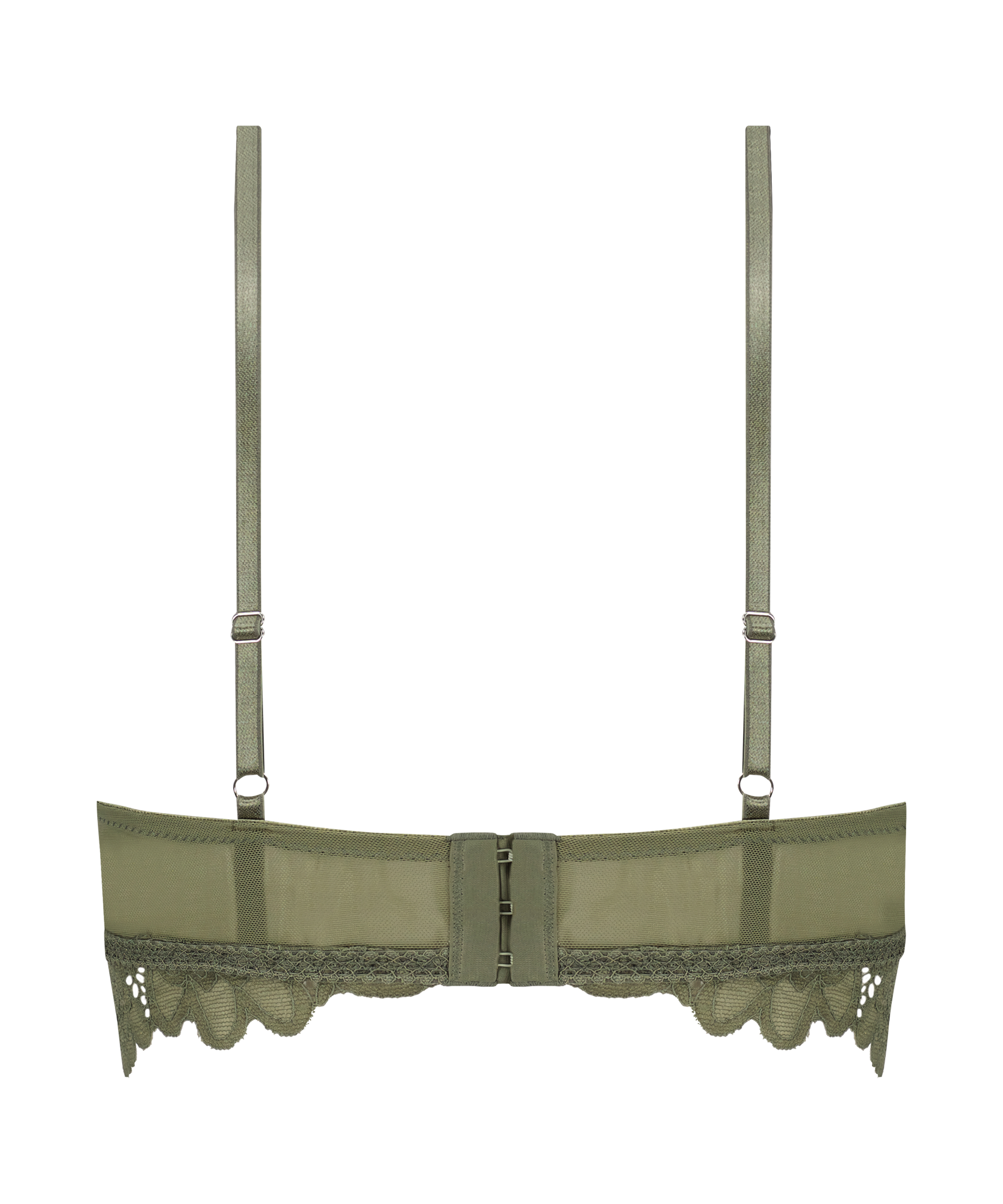 Sujetador preformado sin aros longline Shiloh, Verde, main