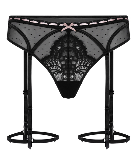 Tanga liguero Dorothy, Negro