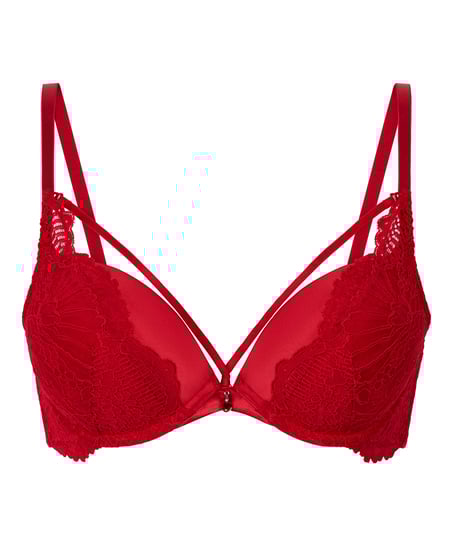 Sujetador maximizador de aros preformado Whitney, Rojo